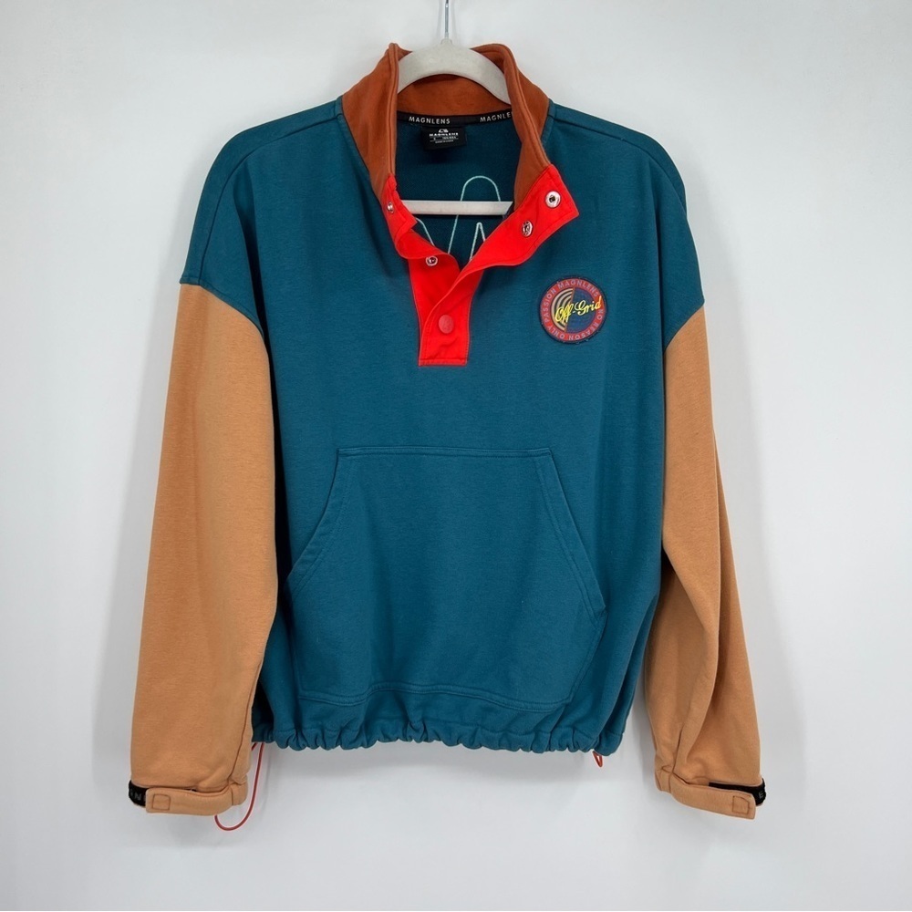 Magnlens Men's Collared Buttondown Colorblock Pul… - image 2